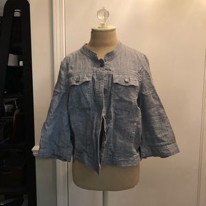 LOFT Linen ¾ Sleeve Jacket